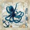 Nautical Octopus Poster Print by Jill Meyer - Item # VARPDXMEY013